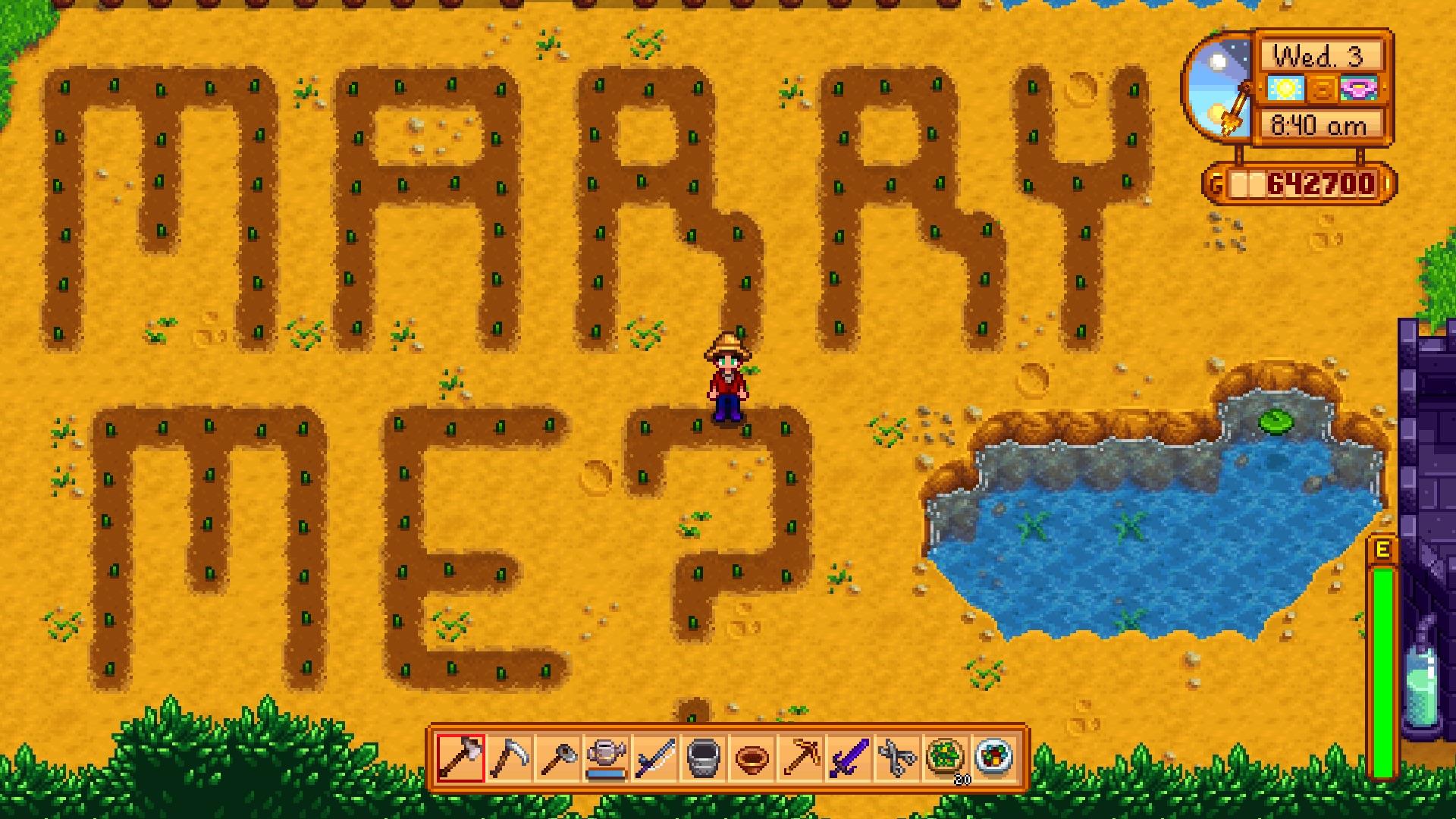 Meet the couple who got engaged in Stardew Valley