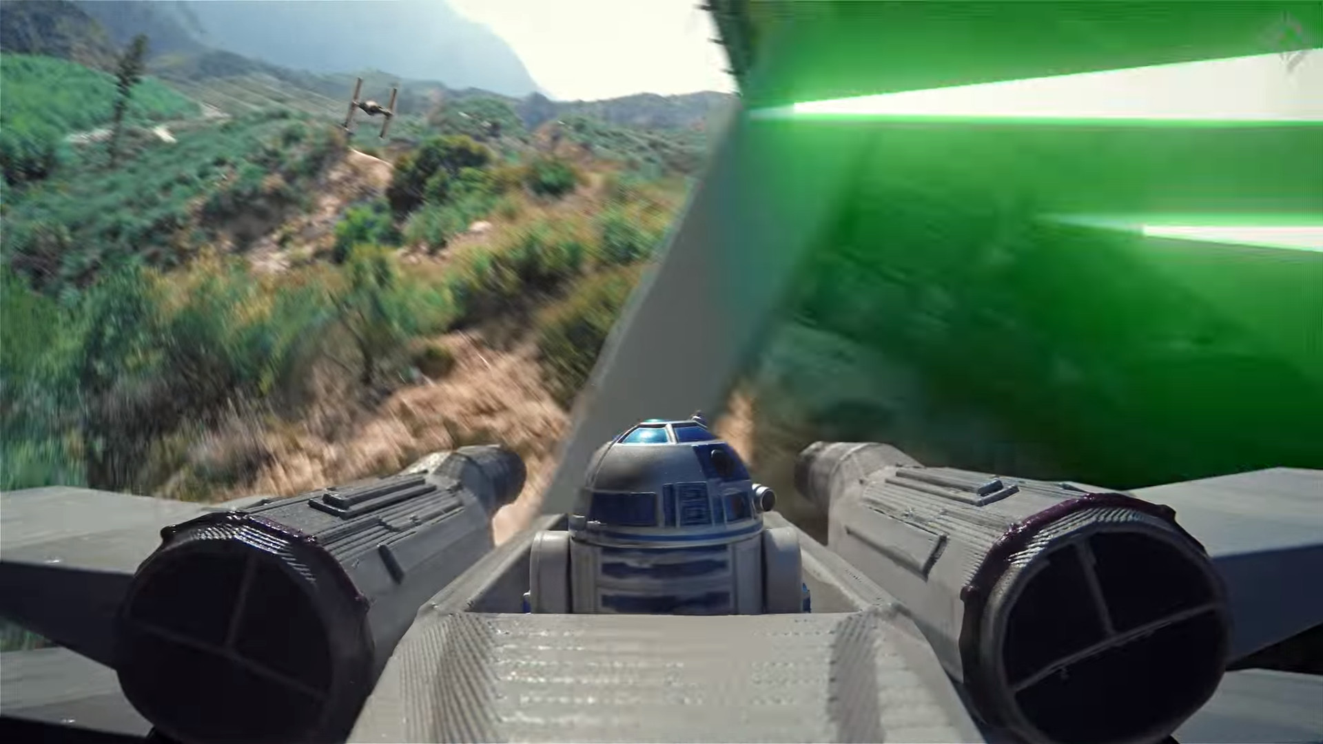 This Star Wars live-action drone battle is most impressive
