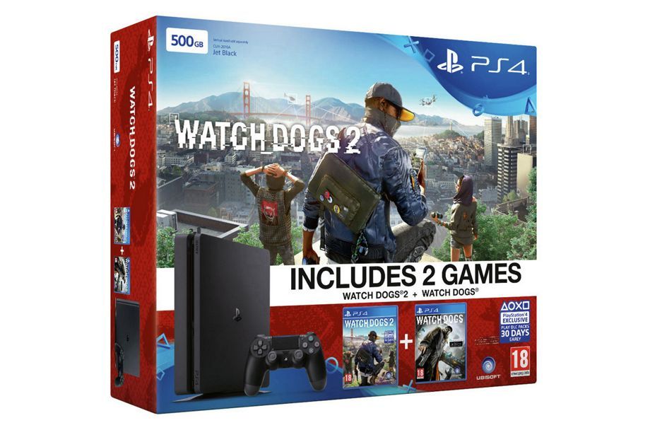 Black Friday 2016: Grab this PS4 Slim 500GB Watch Dogs 2 console bundle from Argos for £240