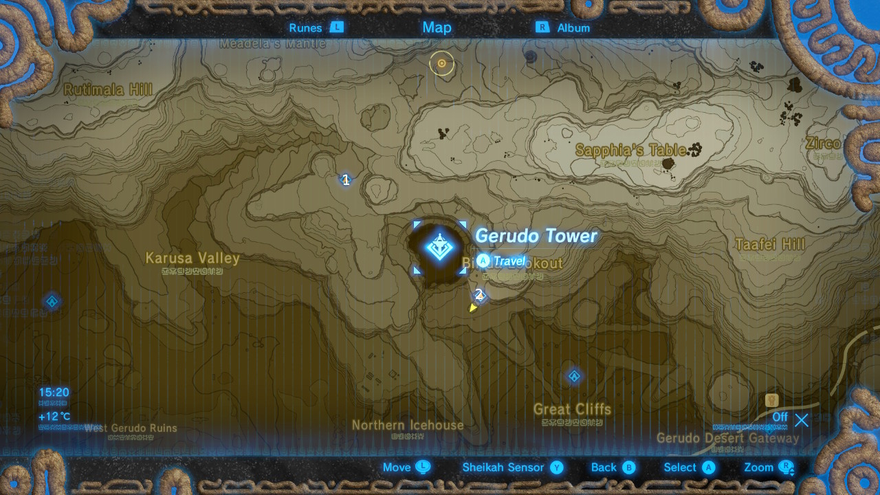 legend of zelda breath of the wild shrine location