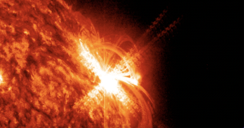 Sun Unleashes Powerful X Class Flare Video Space