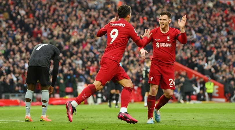 Arsenal title hopes dented as Liverpool come from 2-0 down to earn draw at Anfield thumbnail