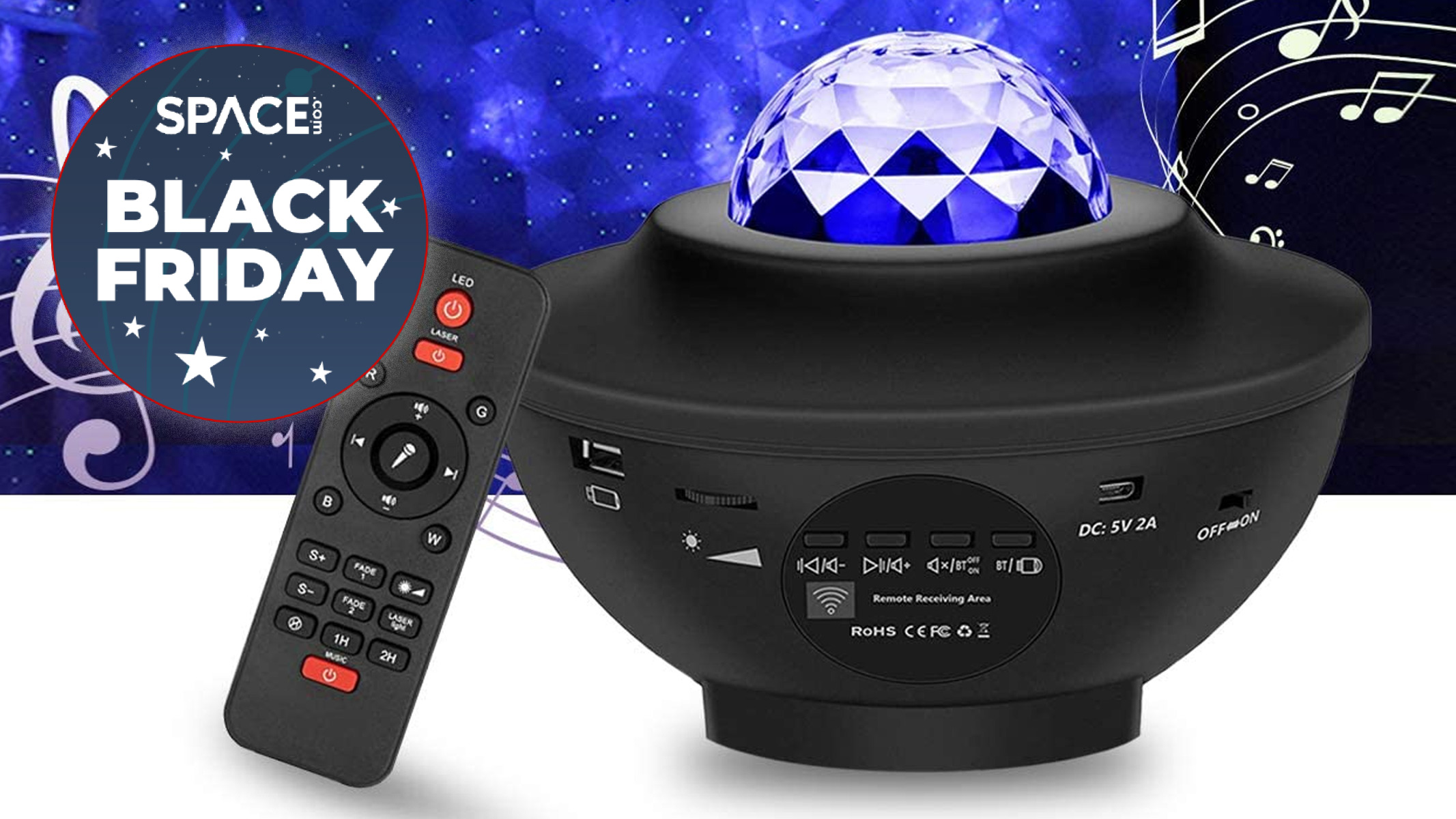 Light up your home with starry nebulas with 42% off this star projector