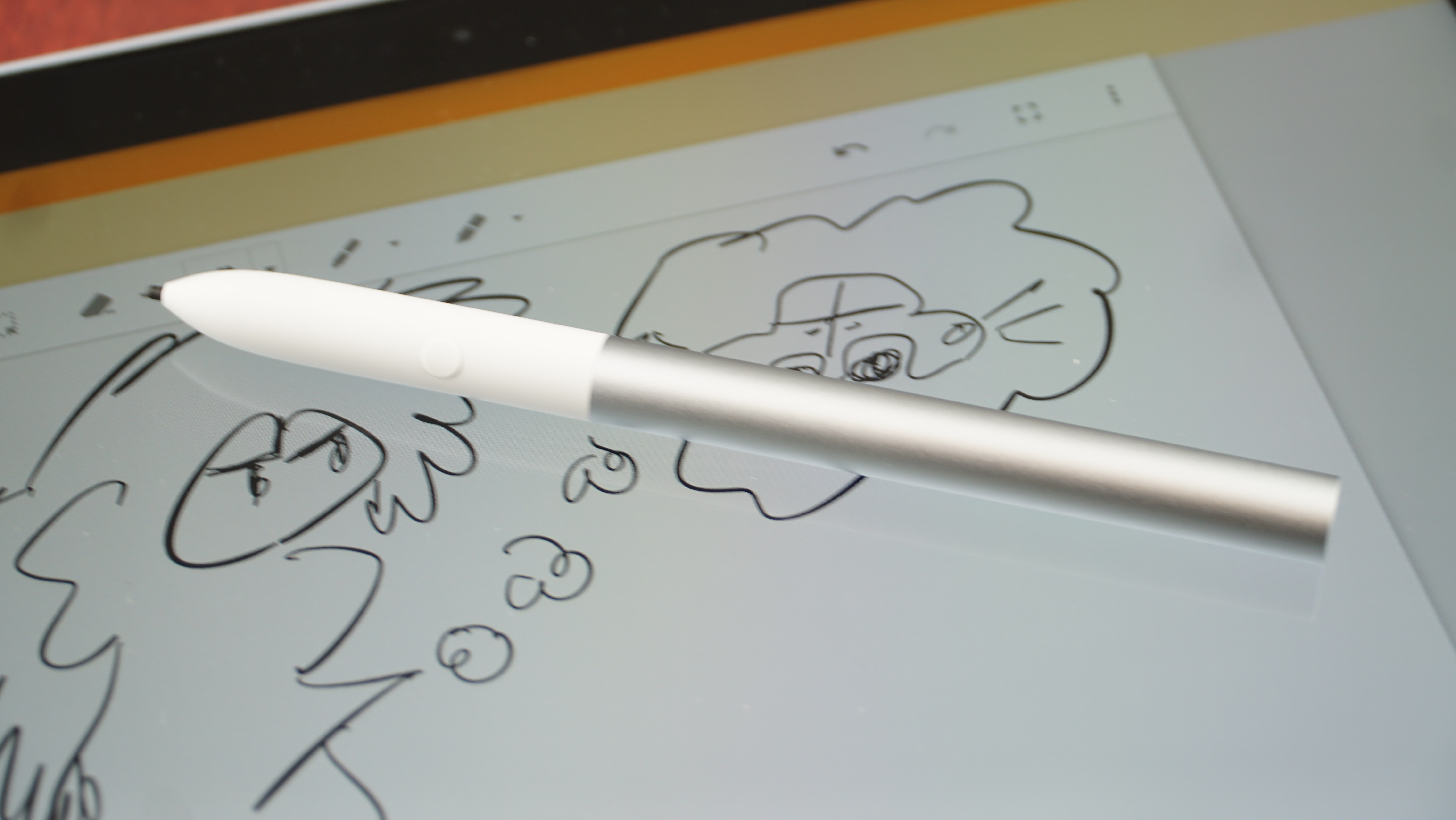 The previous stylus was not stow-able, sadly.