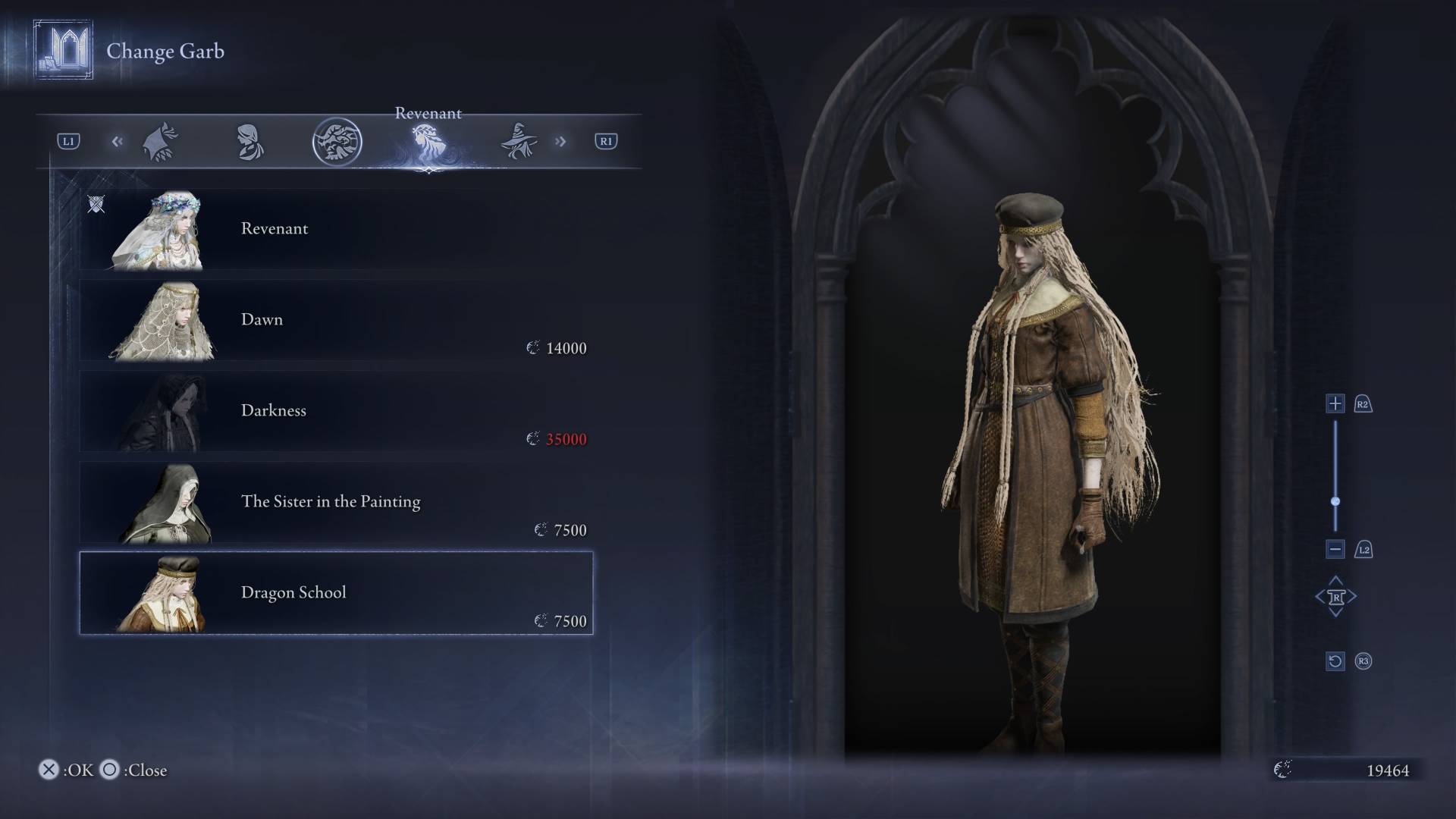 Elden Ring Nightreign skins dragon school revenant