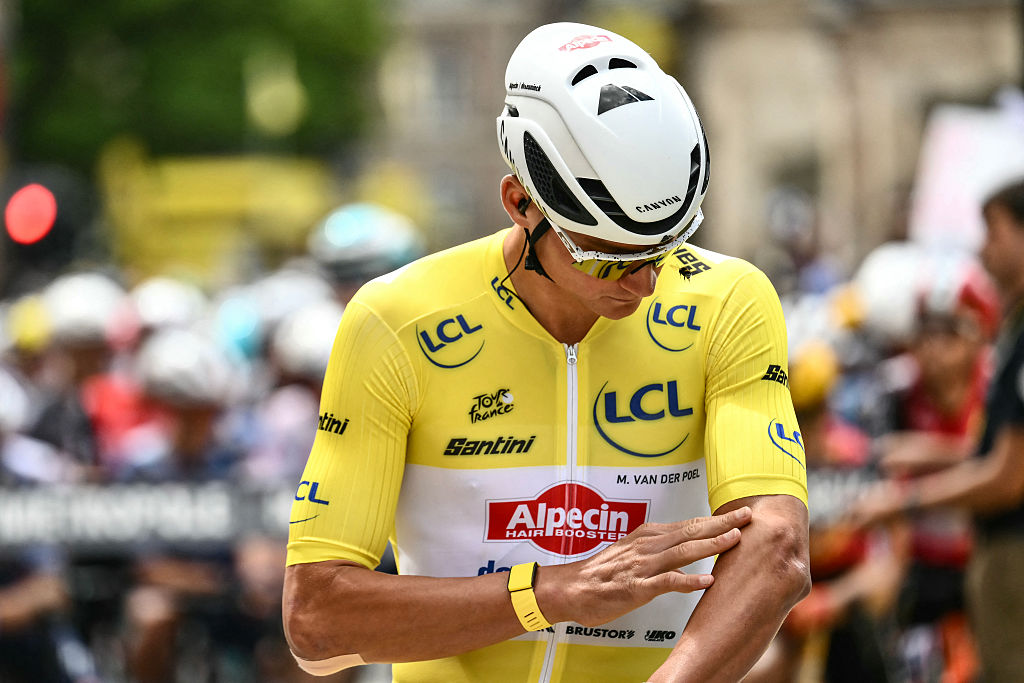 The current GC standings at the Tour de France 2025