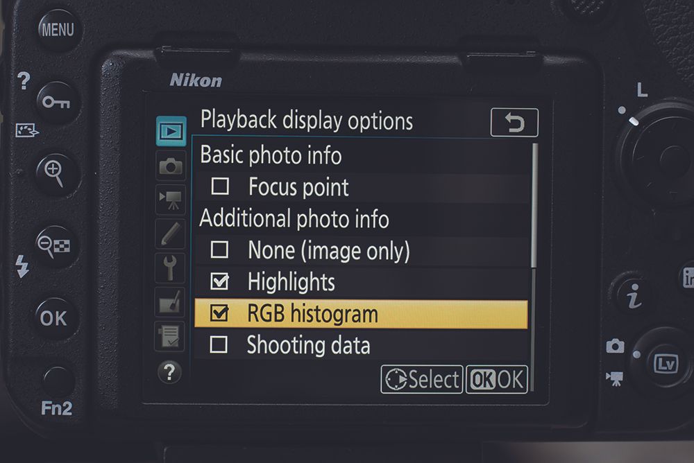 Exposure Histograms On A Nikon A Photographer S Guide Digital Camera