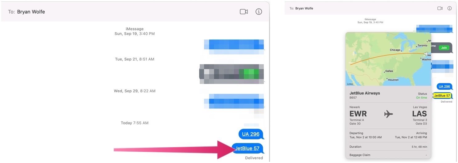 How To Quickly Track Flights In IMessage For IPhone IPad And Mac IMore