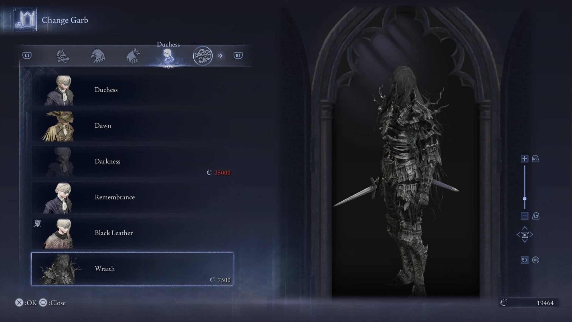 Elden Ring Nightreign skins wraith duchess
