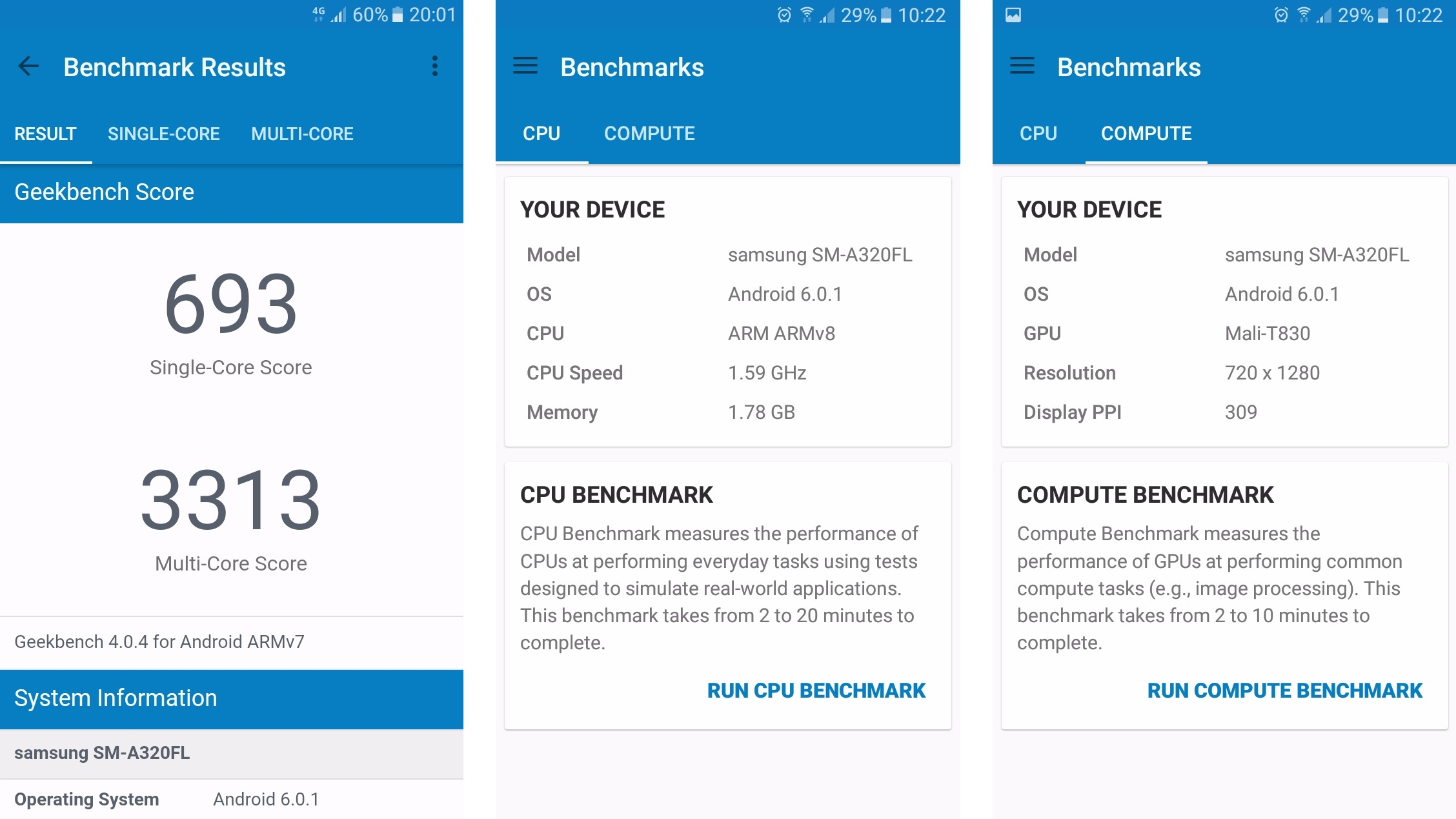 Samsung Galaxy A32 Benchmark