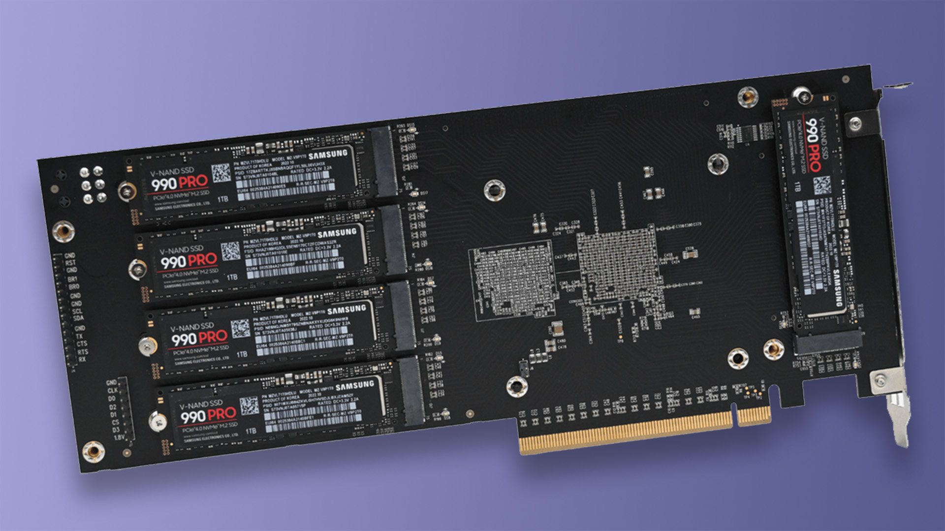  This 21 SSD add-in card should sort you out for game storage for at least a decade 