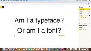 Font vs typeface