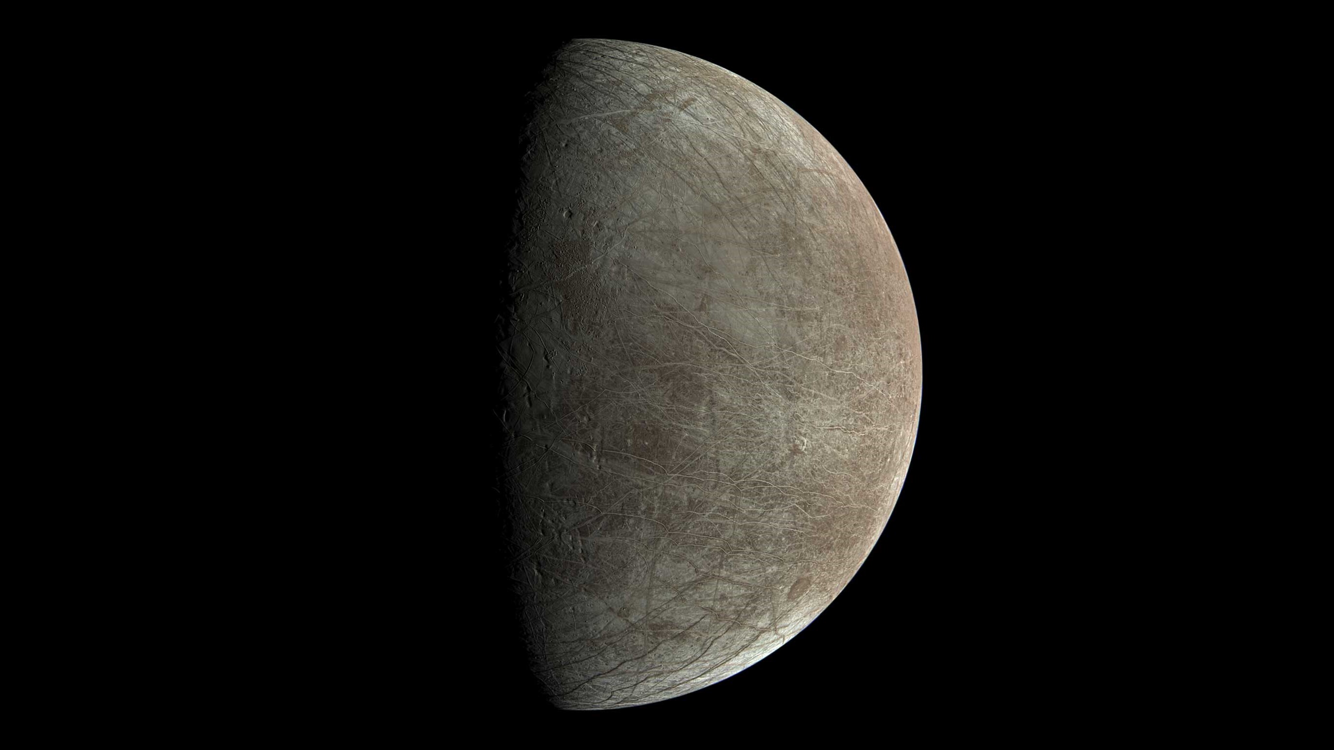 Europa's icy crust may let more material into hidden ocean than thought