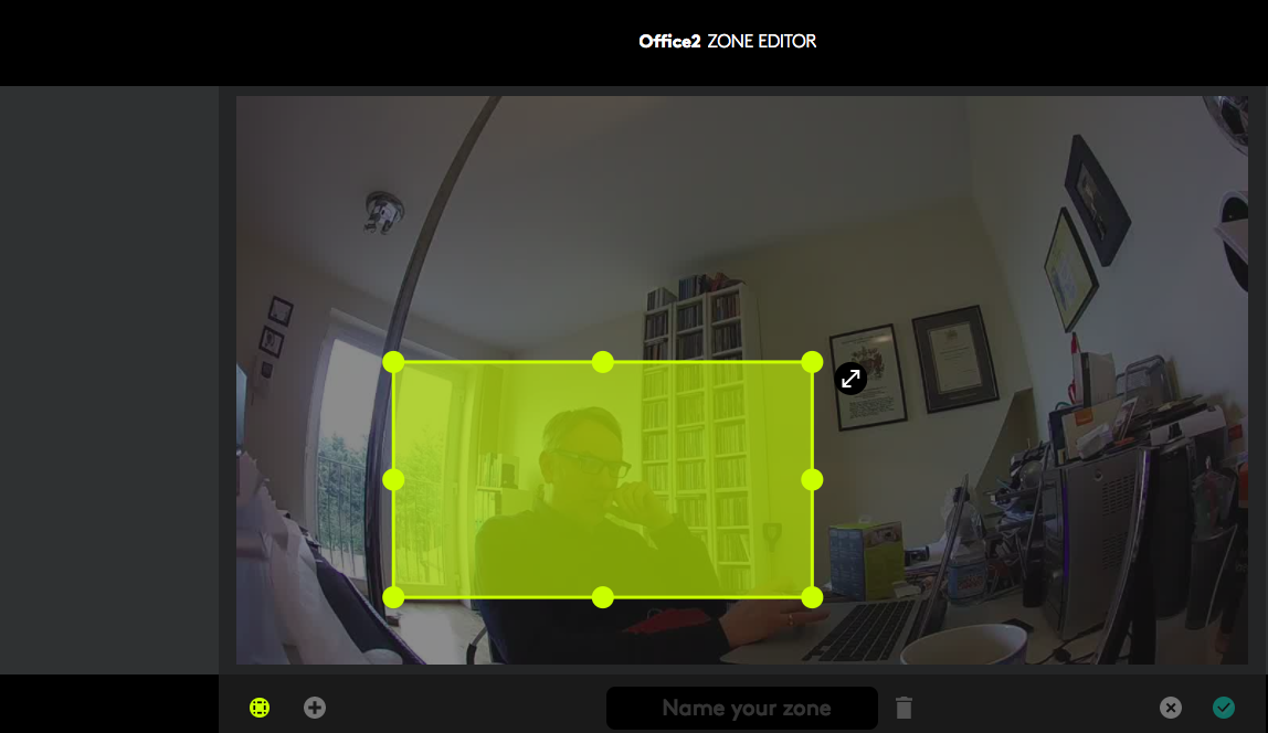 A screenshot of the kind of footage the Logitech Circle 2 can capture
