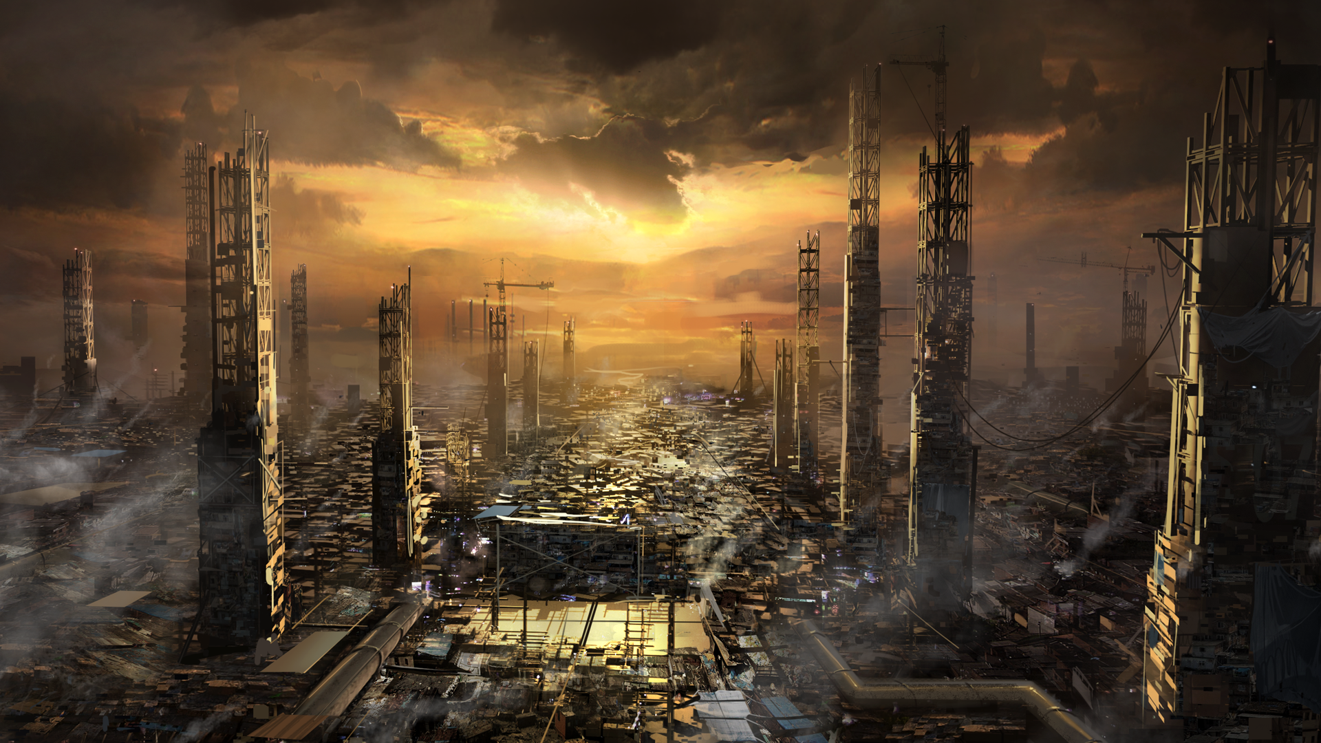 The concept art of Deus Ex: Mankind Divided | PC Gamer