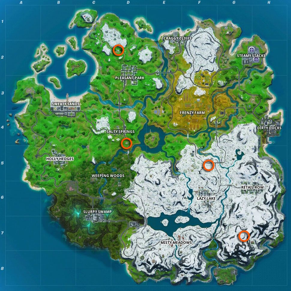 Fortnite Food Trucks Where To Visit Different Food Truck Locations