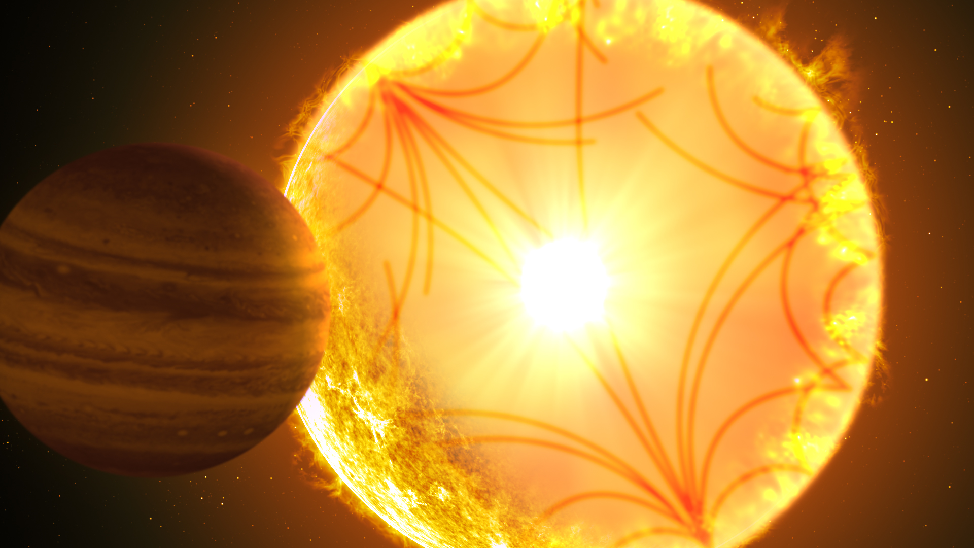Doom-spiraling exoplanet will someday meet fiery demise