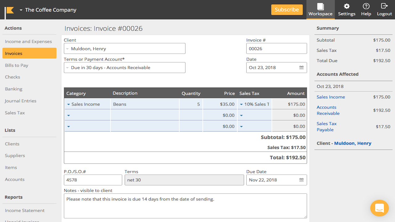 Invoices