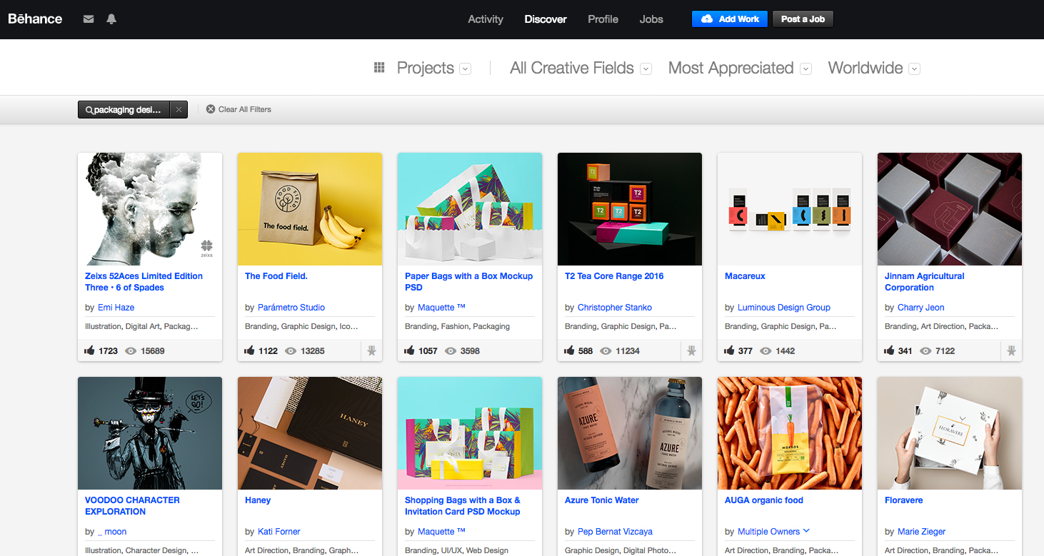 Packaging design resources