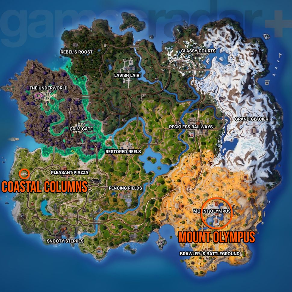 Fortnite Coastal Columns Where To Visit It Gamesradar