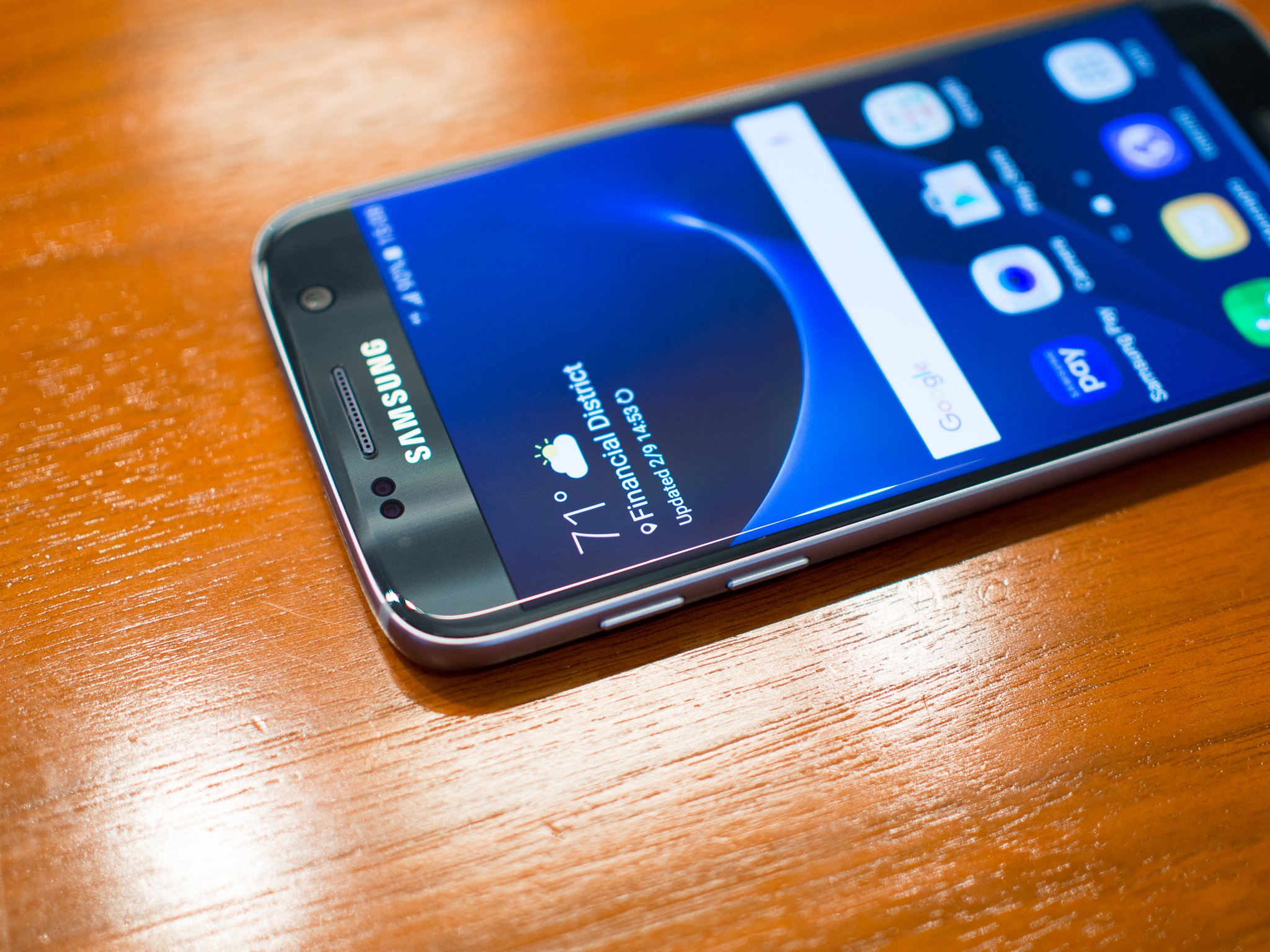 Samsung Galaxy s7 синий