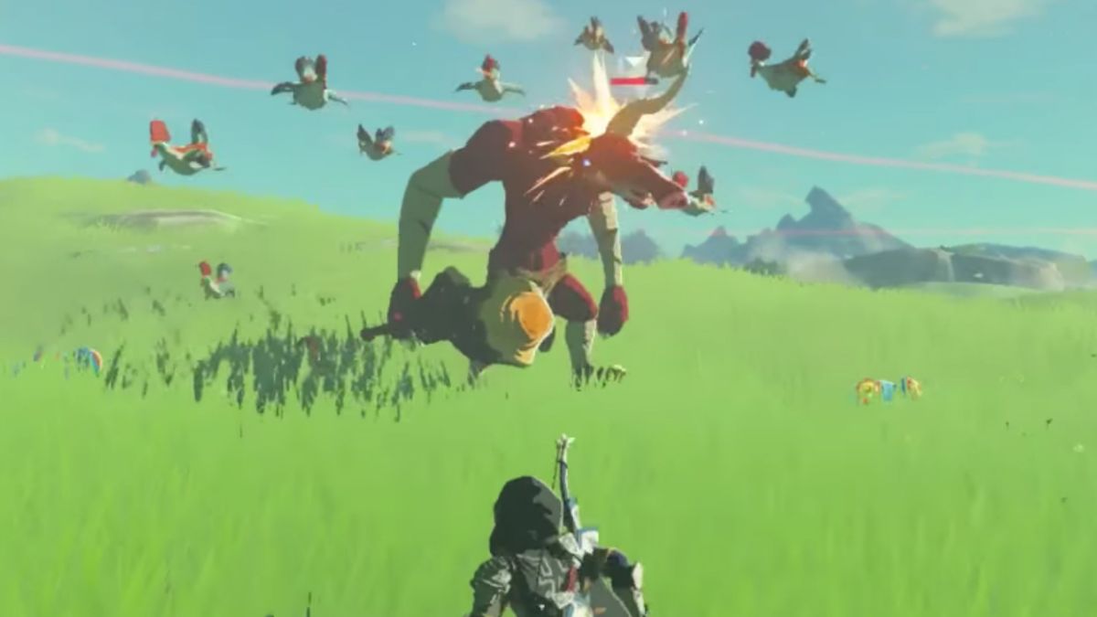Today we found out Zelda has murder chickens. GOTY
