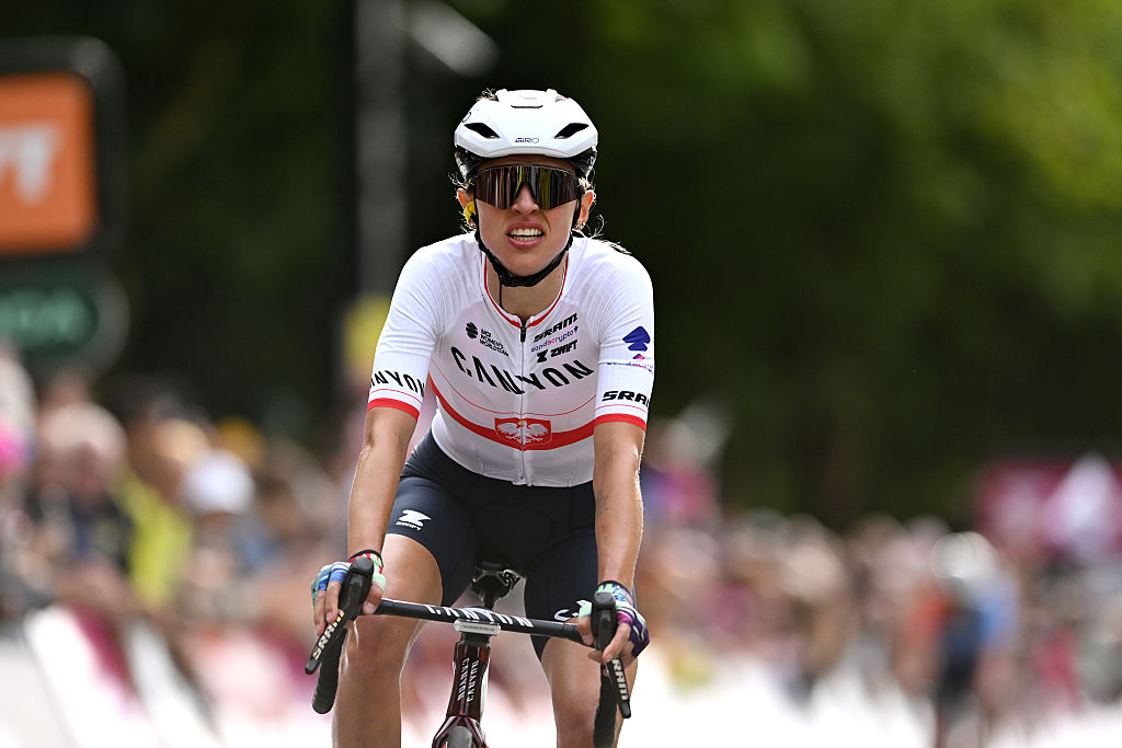‘I felt good but I’m kind of annoyed’ – Strong start to Tour de France Femmes title defence for Kasia Niewiadoma-Phinney but she wanted more