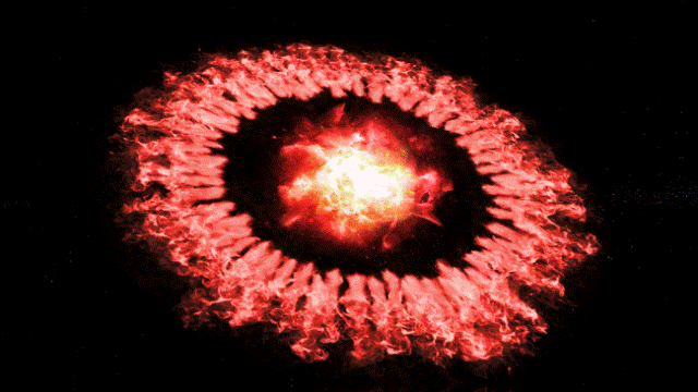 Huge Supernova Explosion Leaves Surprisingly Dusty Aftermath