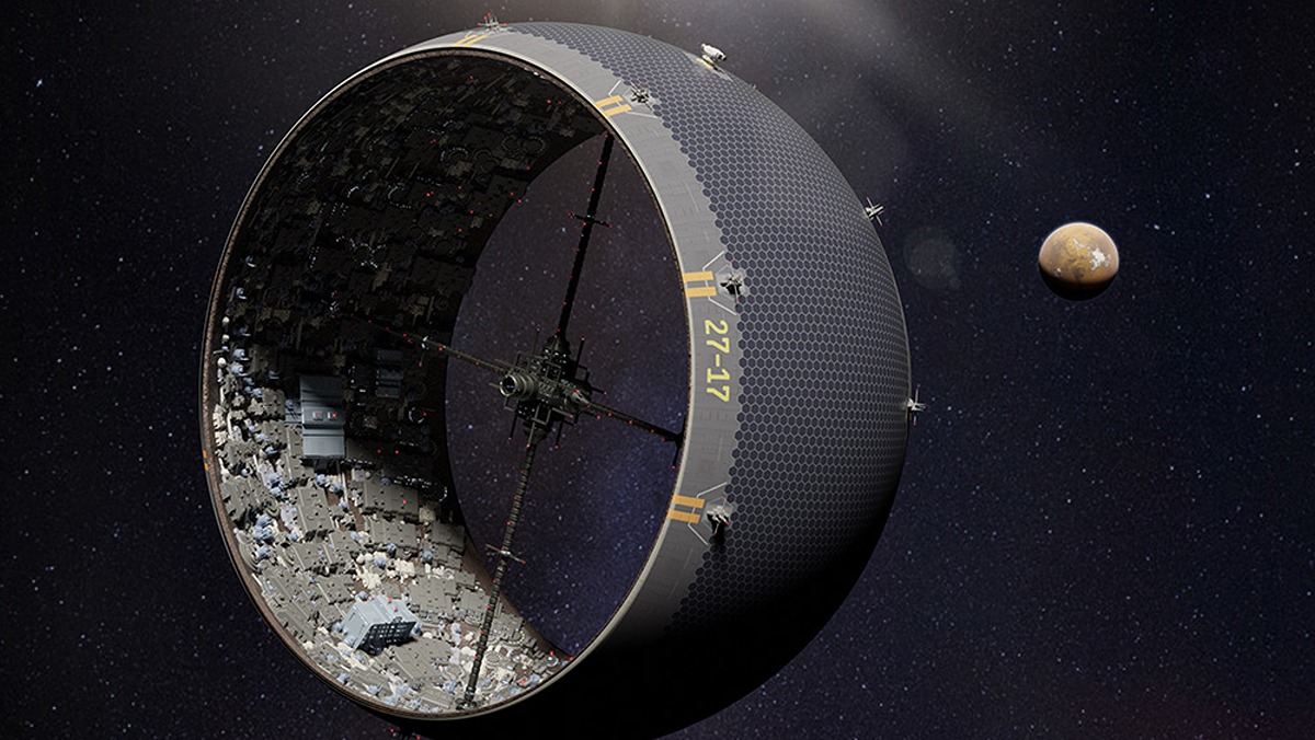We could build space cities in asteroids like in sci-fi with this wild concept
