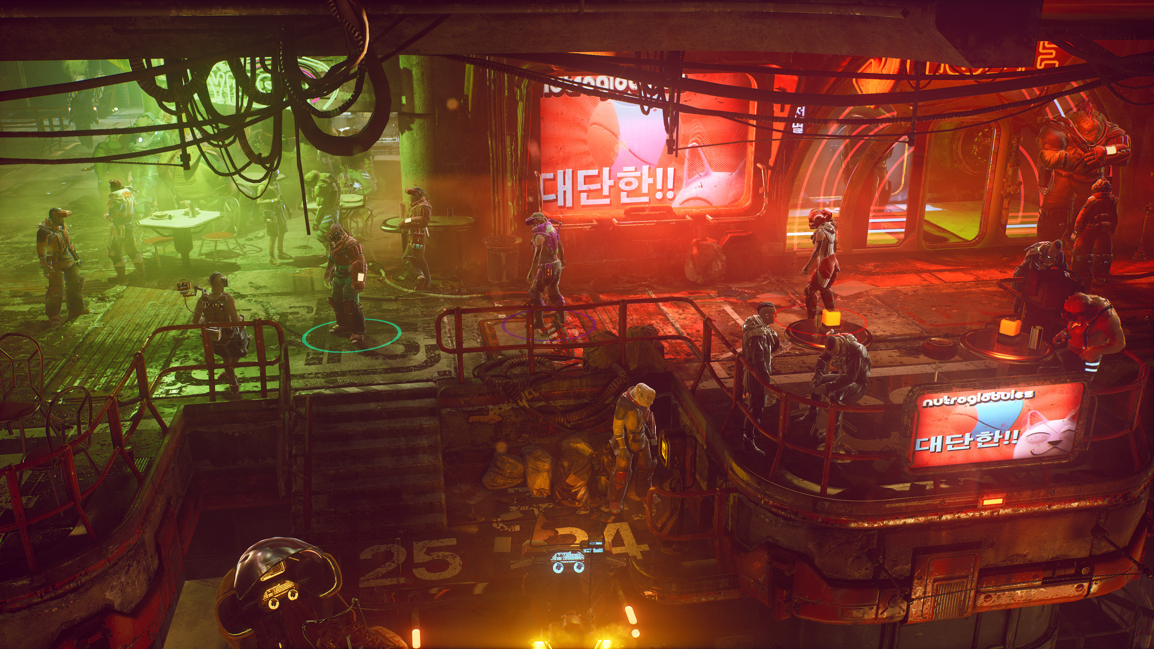 The Ascent announced, a striking cyberpunk action RPG