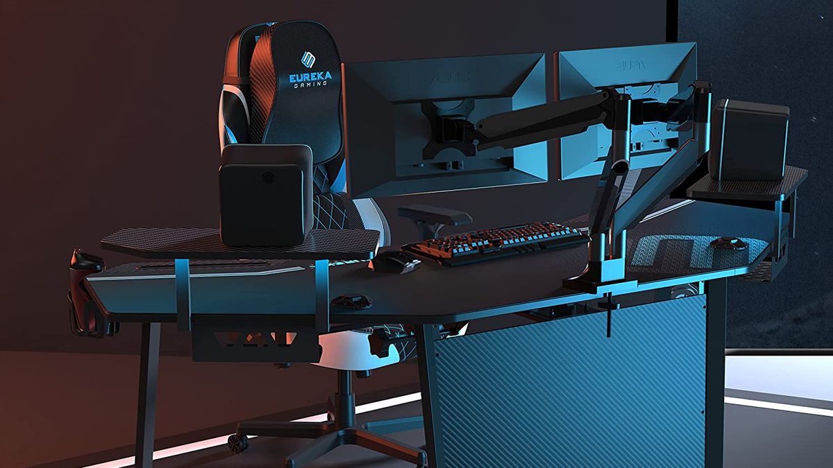 Eureka Ergonomic Aed E B Gaming Desk Review Plenty Of Space Lots Of