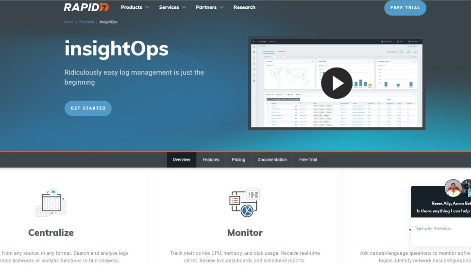 Rapid7's InsightOps cloud logging