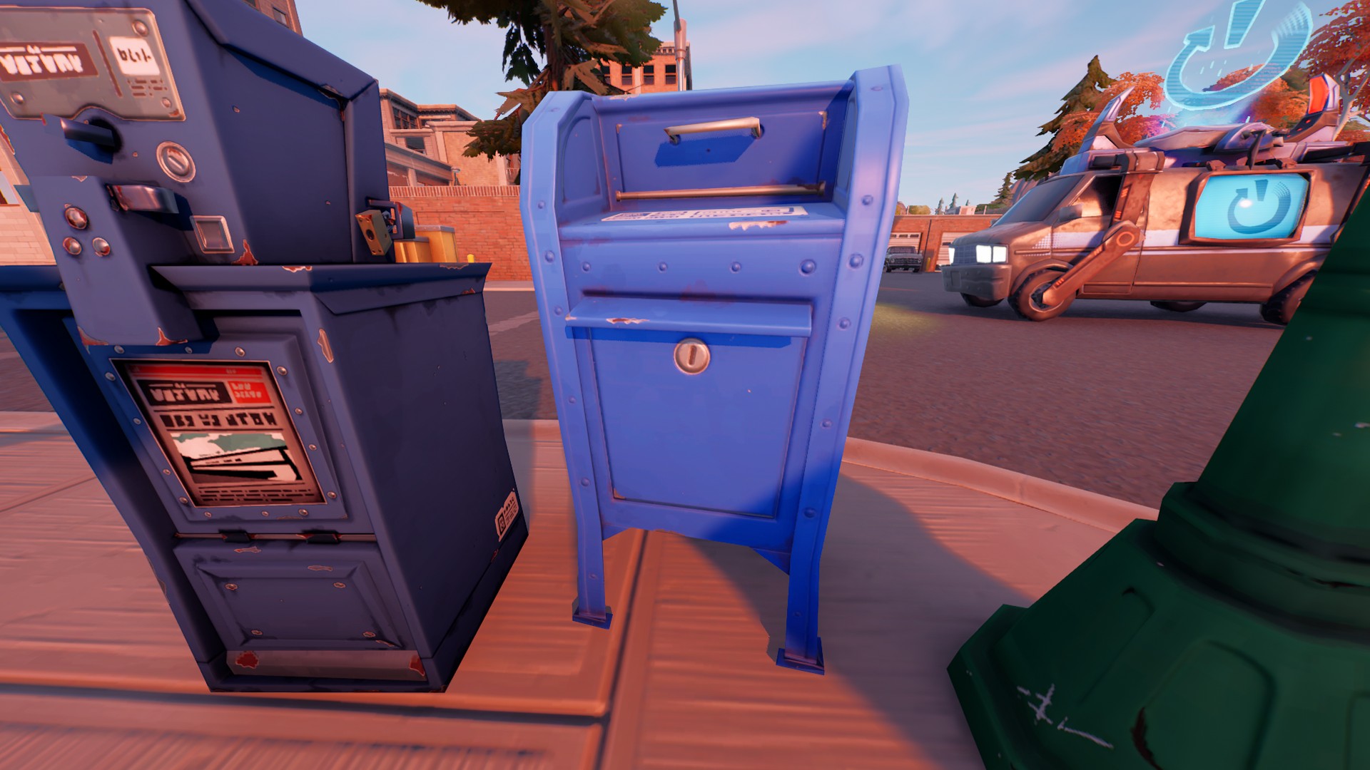  Where to destroy mailboxes in Tilted Towers in Fortnite 