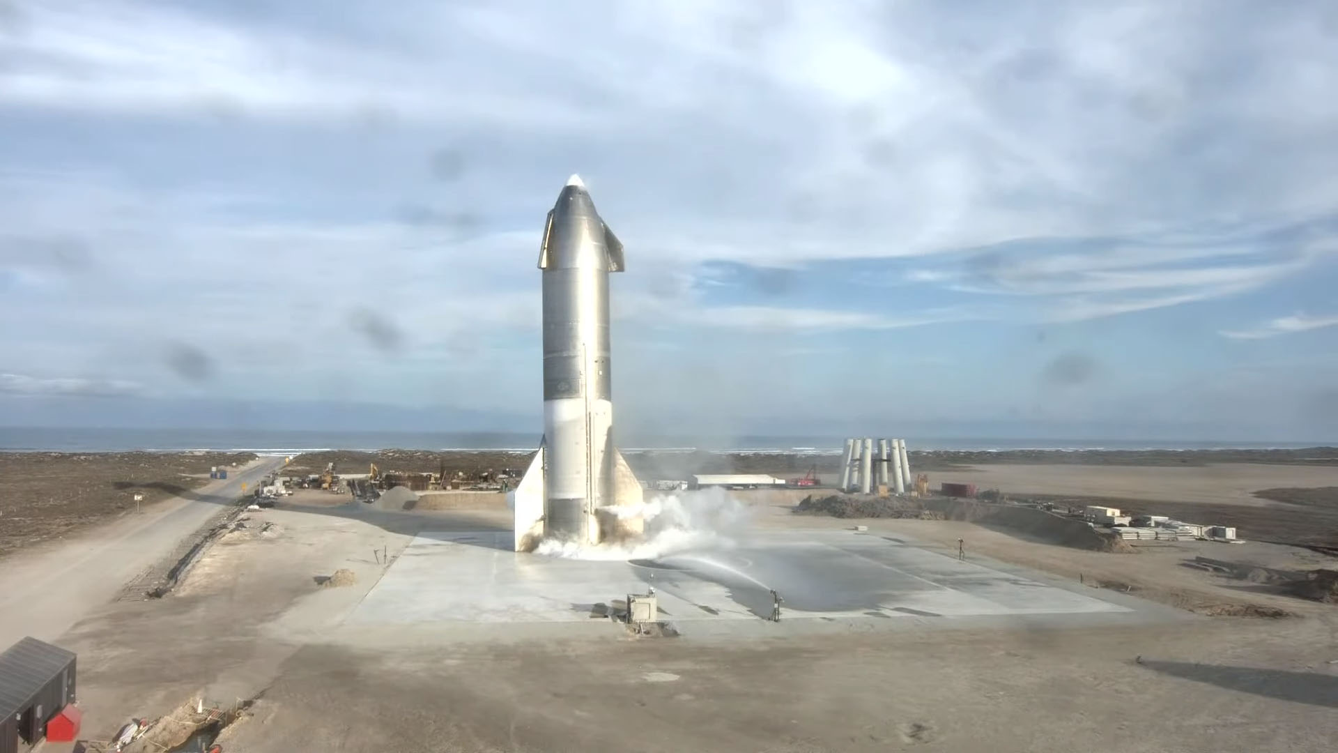 Spacex S Sn Starship Prototype Lands After Epic Test Launch But