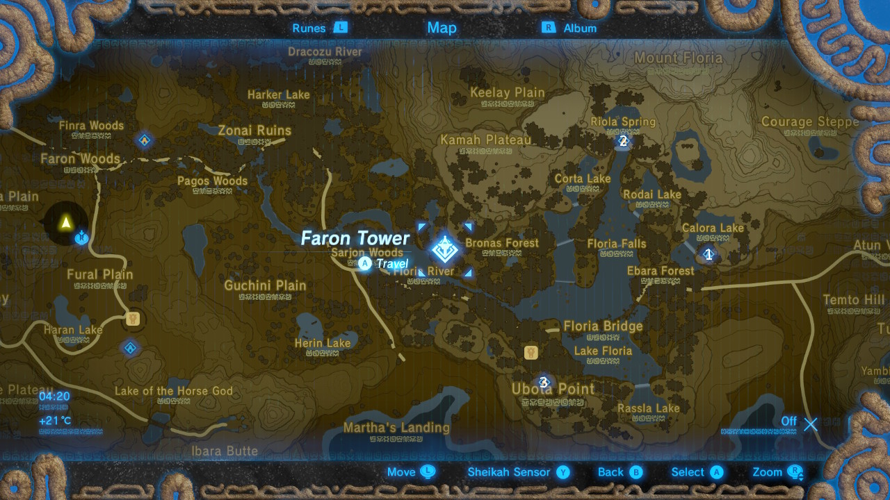 Legend of Zelda: Breath of the Wild: Shrine solutions: Faron Tower - All  The Legend of Zelda Breath of the Wild Shrine locations