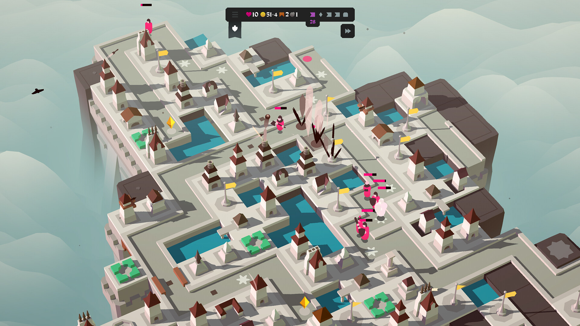  Pincushion little raiders in a tower defense from the director of Hitman GO 
