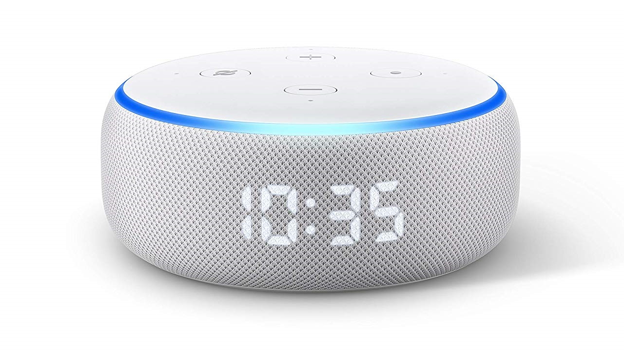 amazon echo dot with clock