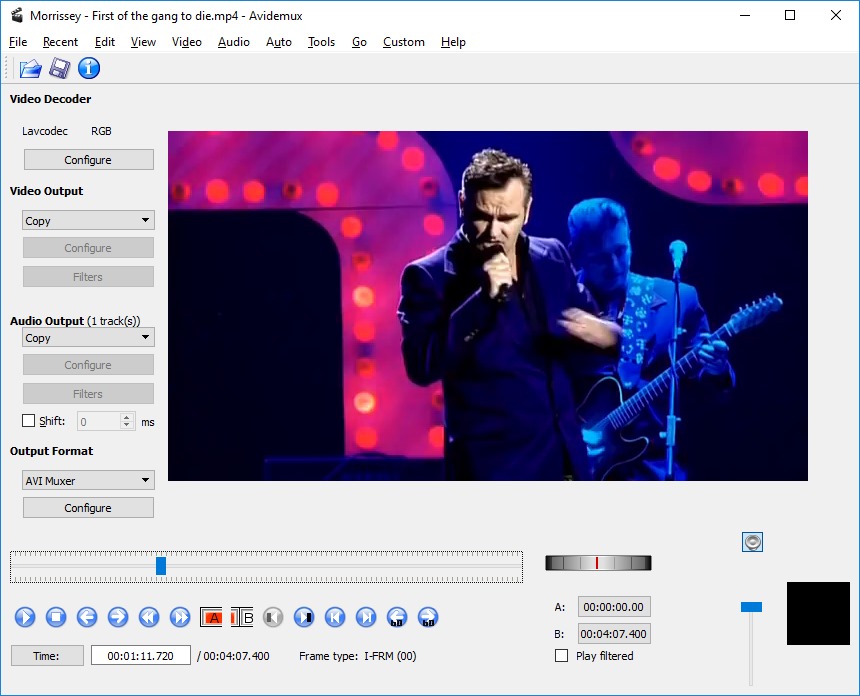 video editor avidemux