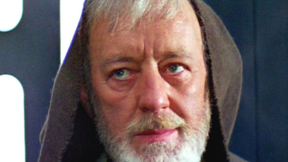 Chewbacca shows off the early Star Wars script where Obi-Wan survived