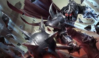 A white male with a Morningstar his Pentakill skin shows him without armor