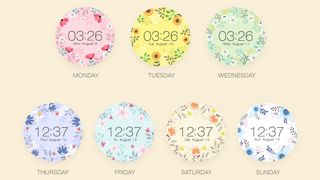 7 Springtime watchface by Mowmow