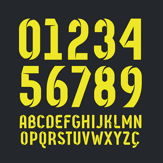 soccer jersey number fonts