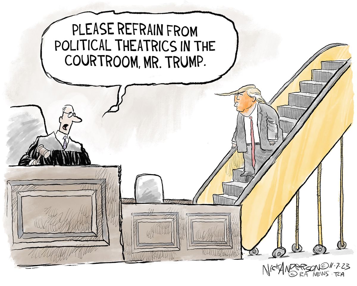 5 Fabulously Funny Cartoons About Donald Trump S Courtroom Drama The Week