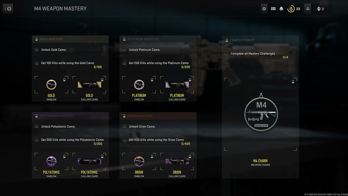 Modern Warfare Mastery Camos And How To Unlock Them All Gamesradar