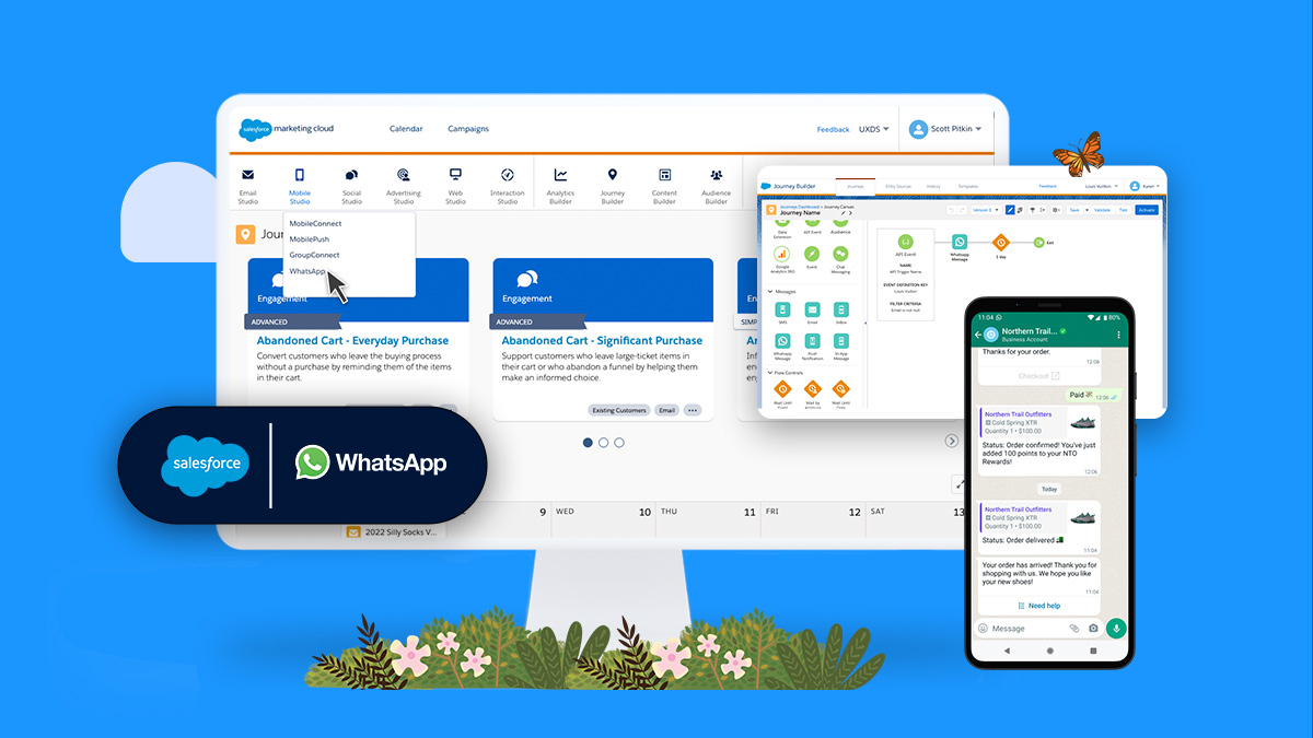 Salesforce ложится спать с WhatsApp