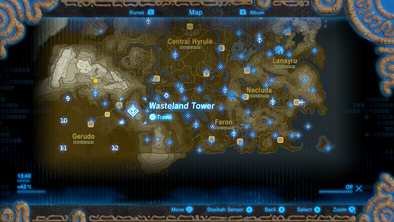 location of all shrines in legend of zelda breath of the wild