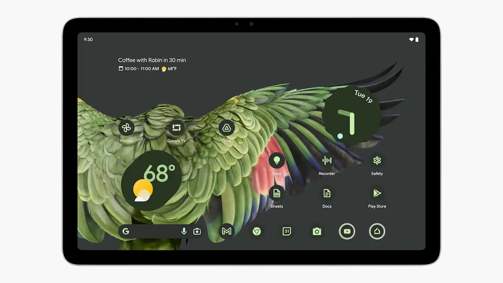 Возможно, мы впервые познакомимся с программным обеспечением Google Pixel Tablet.