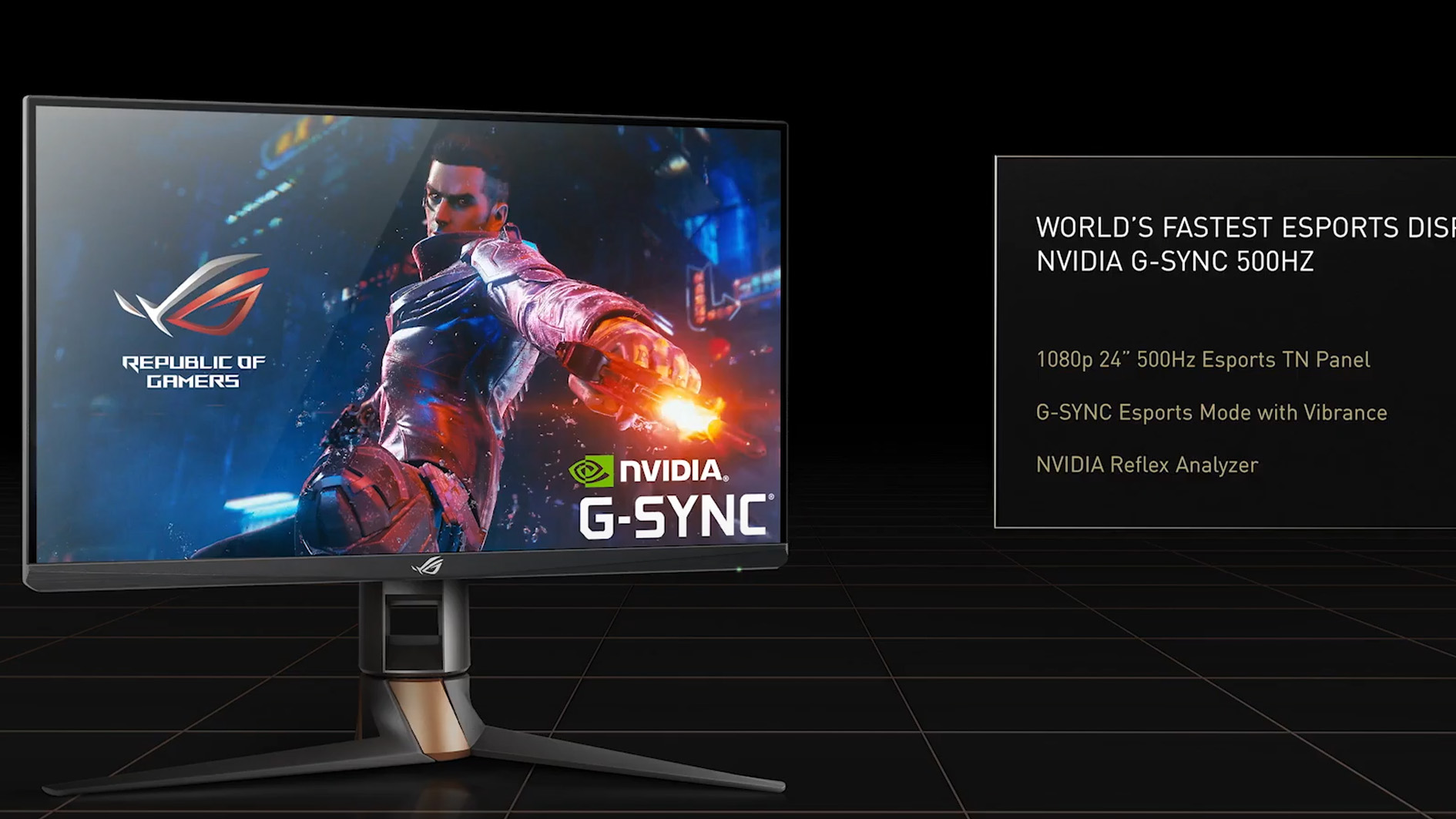 Nvidia mengumumkan monitor gaming Asus Rog Swift 500Hz di Computex