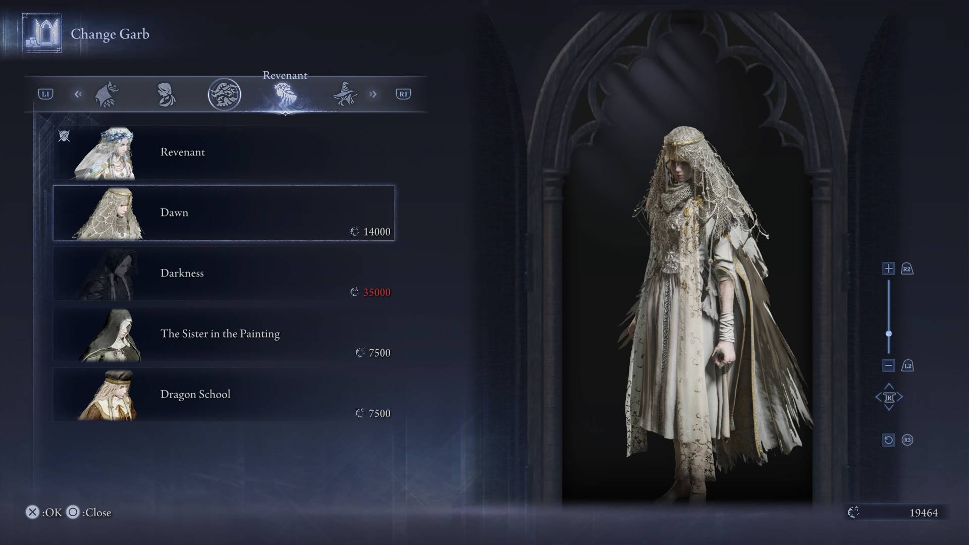 Elden Ring Nightreign skins dawn revenant