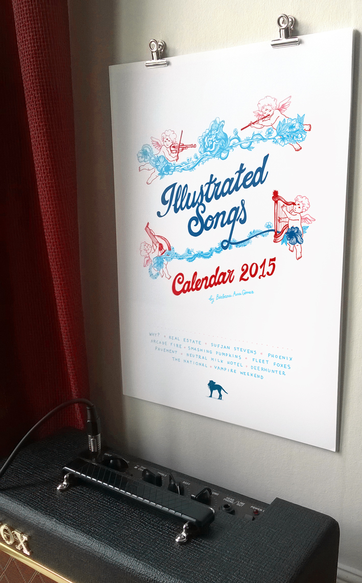 This 2015 calendar takes you on a monthly musical journey | Creative Bloq